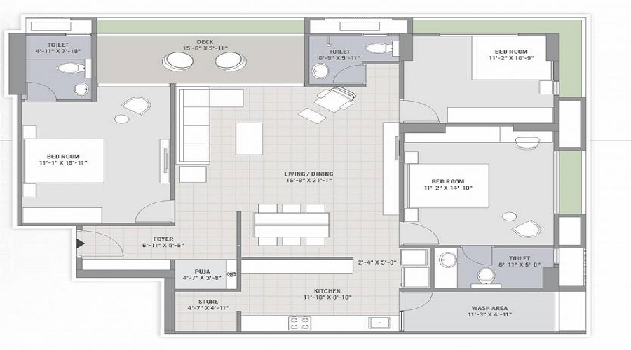Arpan Status 55 Floor Plan