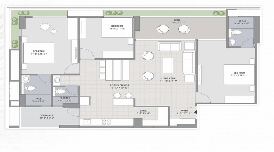 Arpan Status 55 Floor Plan