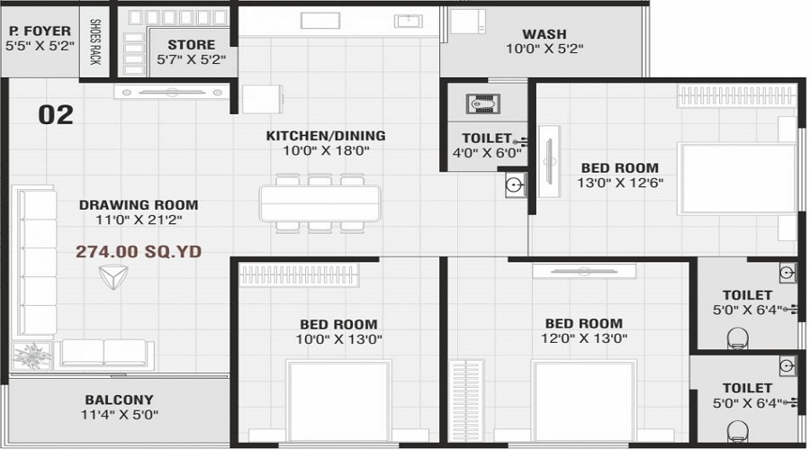 Shree Ganesh Pavitra Sky Floor Plan