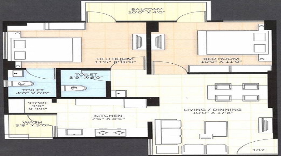 Akshar 42 Floor Plan