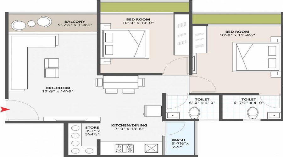 Atithi Elegance Floor Plan