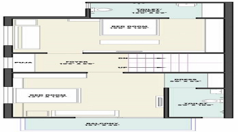 Yashvi Kings Villa 2 Floor Plan
