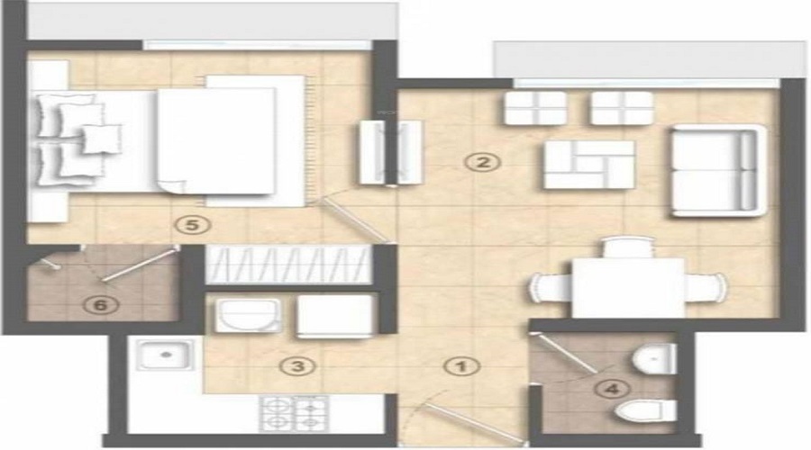 Lodha Crown Kolshet Floor Plan