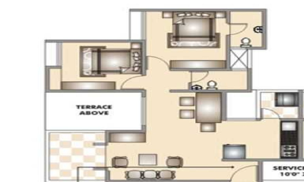 Ravinanda Sky Twins Floor Plan