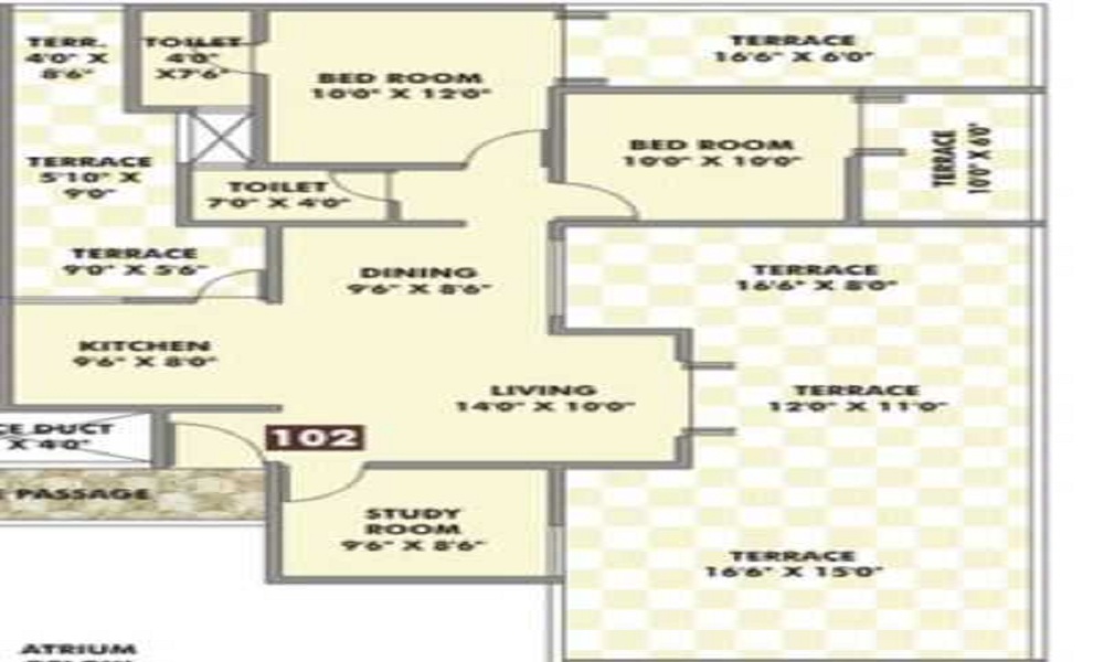Ravinanda Sky Twins Floor Plan