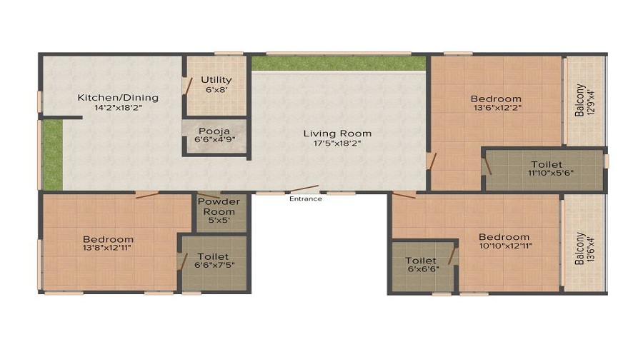 Sri Vijaya Deepaa Floor Plan