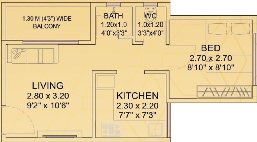Shree Samruddhi Heights Floor Plan