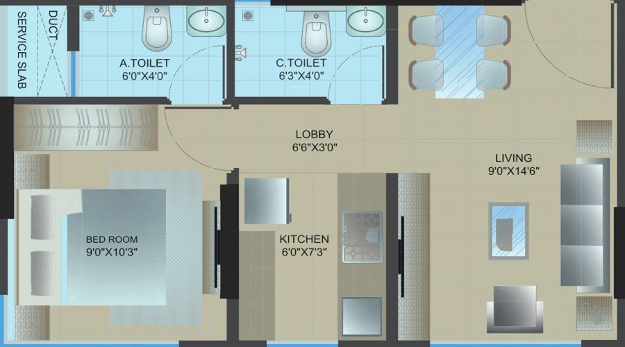 Ossia Narmada Chaya Floor Plan
