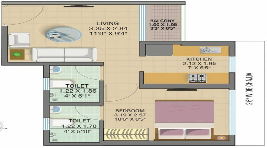 Vihang Nova D 1 Floor Plan