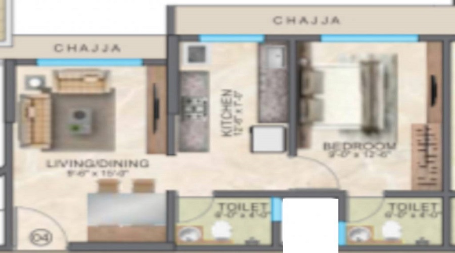 Techno Vision Vivanta Marvel Floor Plan