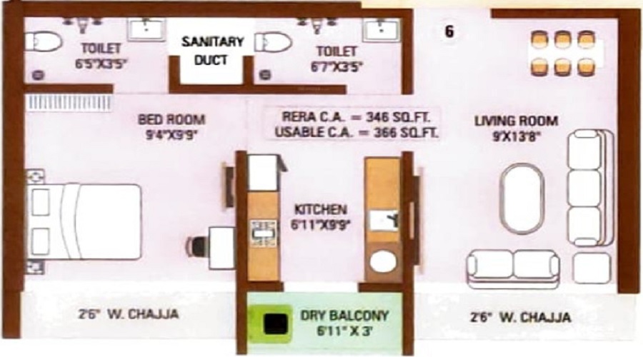 UVK Sai Akshi Floor Plan