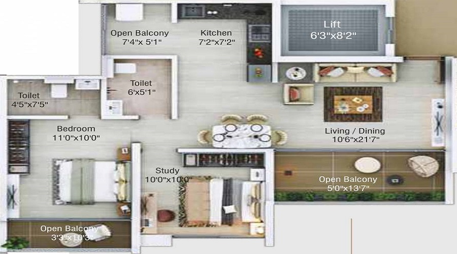 Shaligram Sky Floor Plan