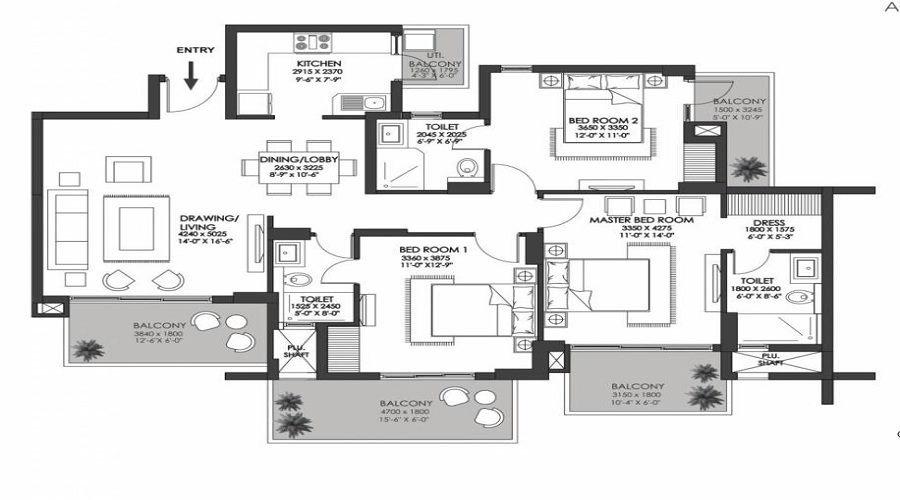 Godrej Grandeur Floor Plan