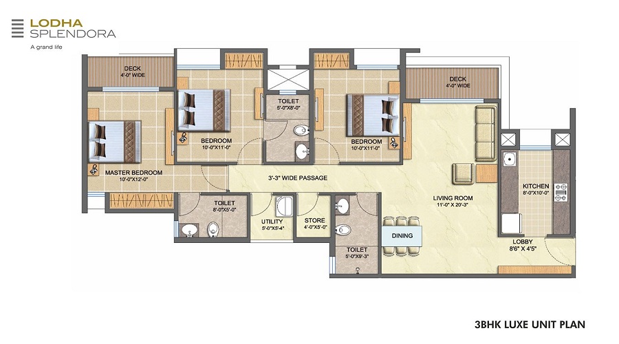 Lodha Bellevue Floor Plan