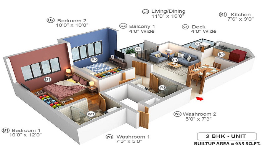Shriram Green Field Phase 2 Floor Plan