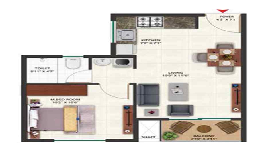 Salapuria Aeropolis Floor Plan