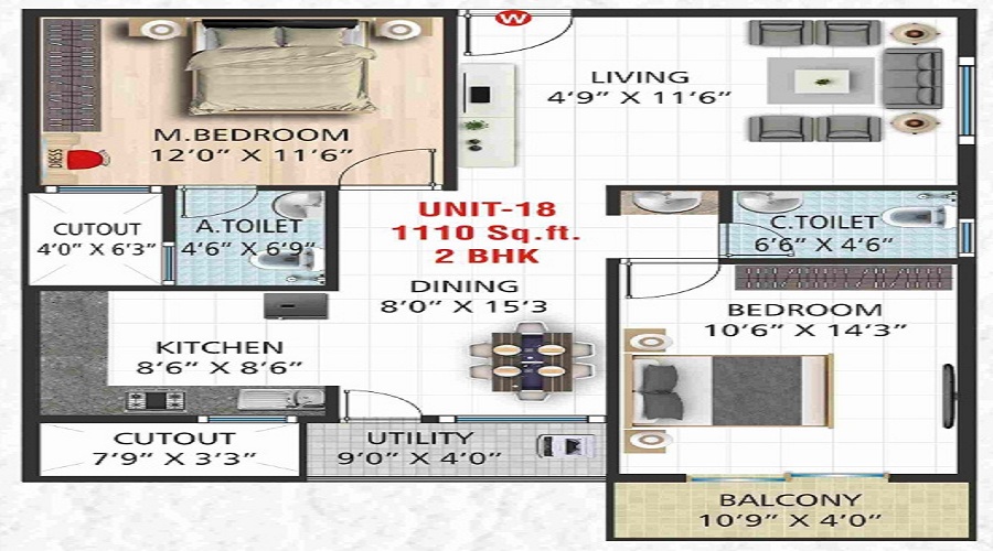 Risland Hasmitha Nandana Floor Plan