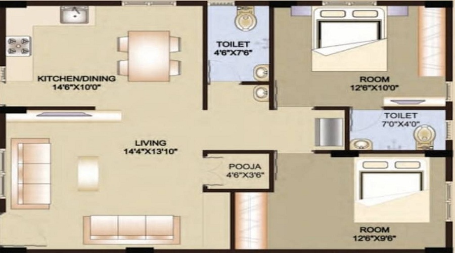 Bhargavi Meadows Floor Plan