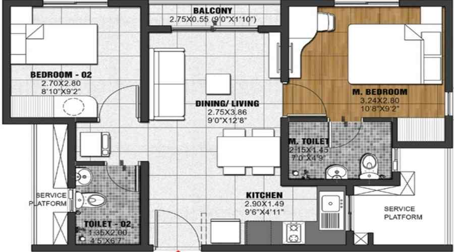 Brigade Krypton Floor Plan