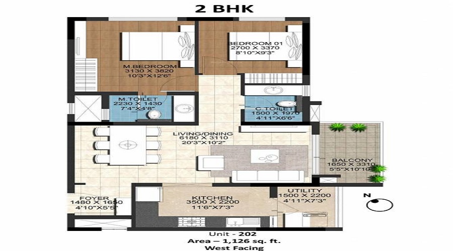 Vista Lalbagh Floor Plan
