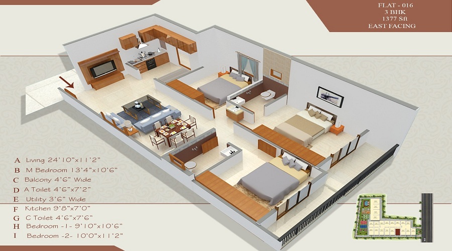 BMR Bhoomika Elites Floor Plan