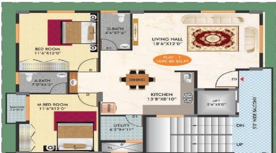 Yuva NDR Abode Floor Plan