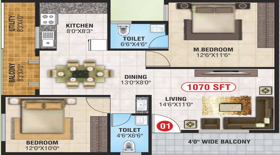 SV Nest Floor Plan