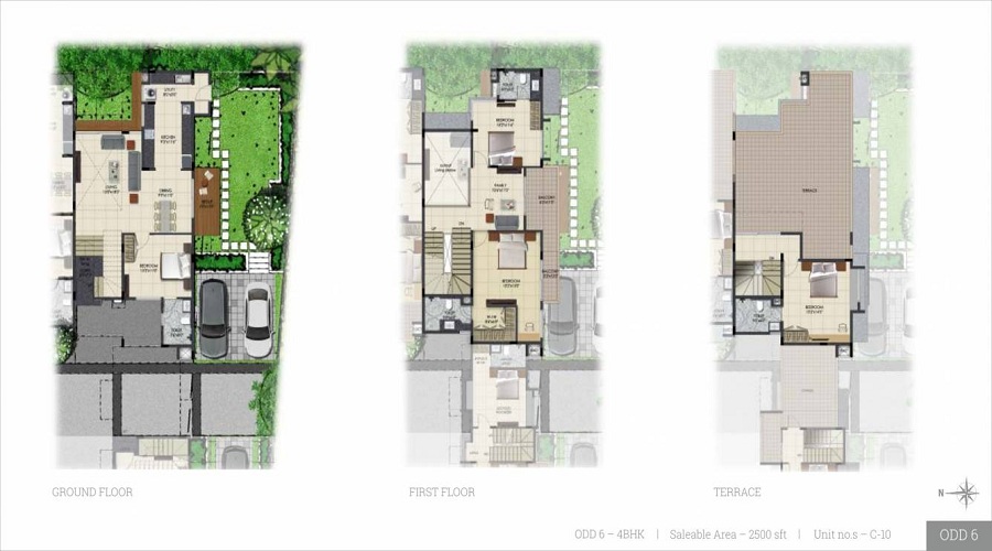Urban Serenity Row Houses Floor Plan