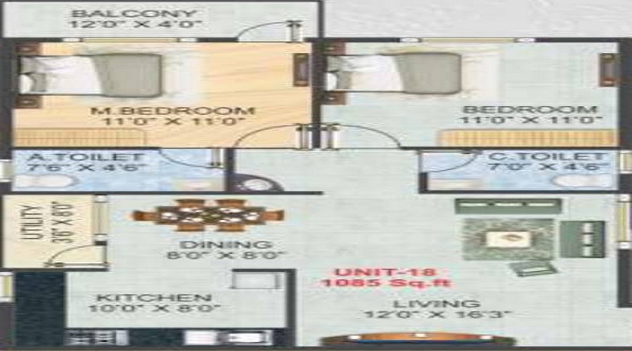 Shree Sainath Sai Vihar Floor Plan