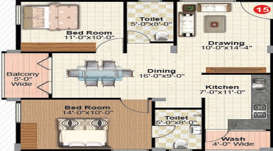 Sree Adithya Elite Floor Plan