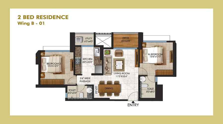 Lodha Regalia Floor Plan