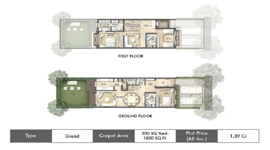 Lodha Villa Royale Palava Floor Plan