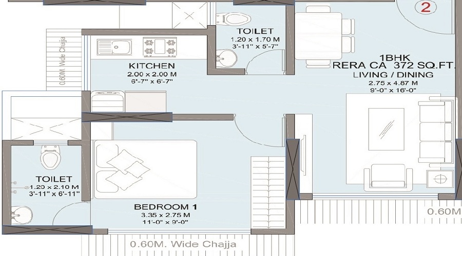 Shraddha Pearl Floor Plan