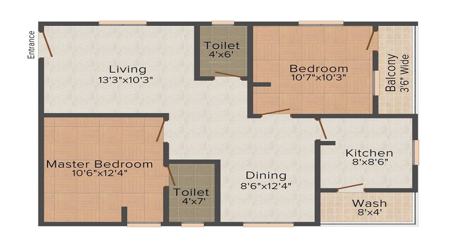 TMR Tulips Floor Plan