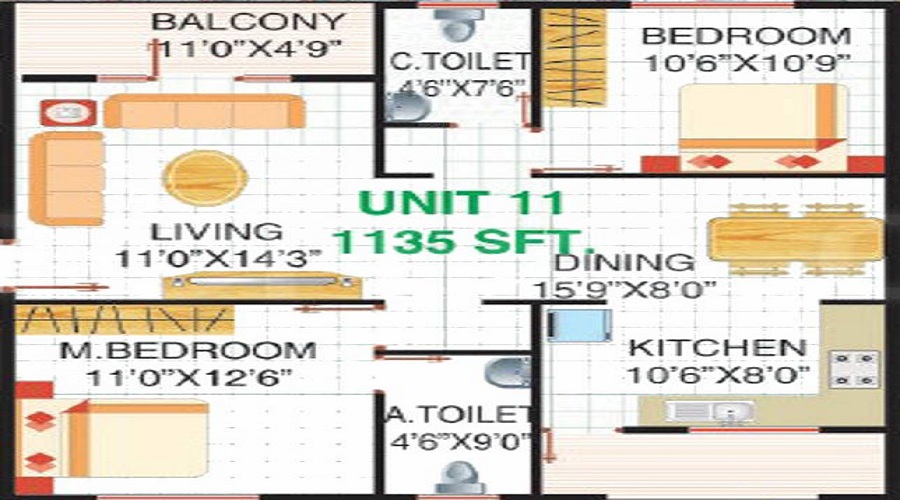 Elegant Pride Floor Plan