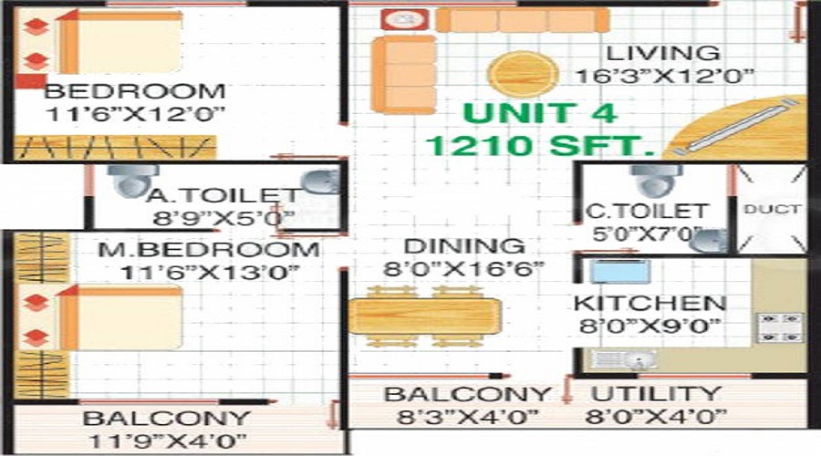 Elegant Pride Floor Plan