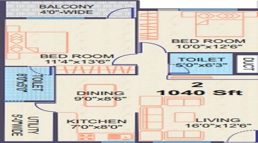 Sri Vishnu Paradise Floor Plan