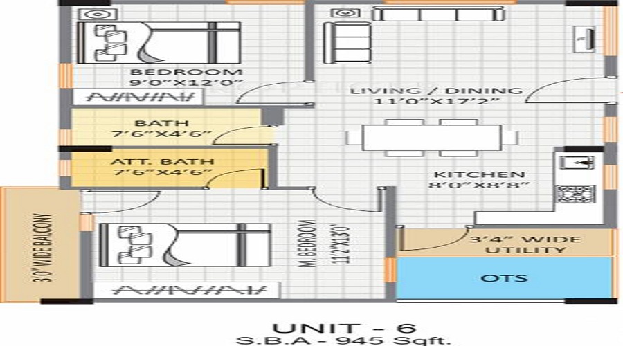 Garudadri Lavender Floor Plan
