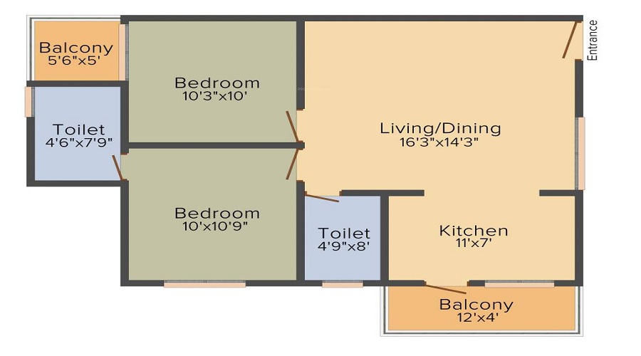Druva Daffodils Floor Plan