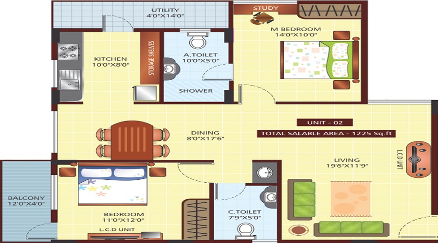 5 Elements Pranavi Pride Floor Plan