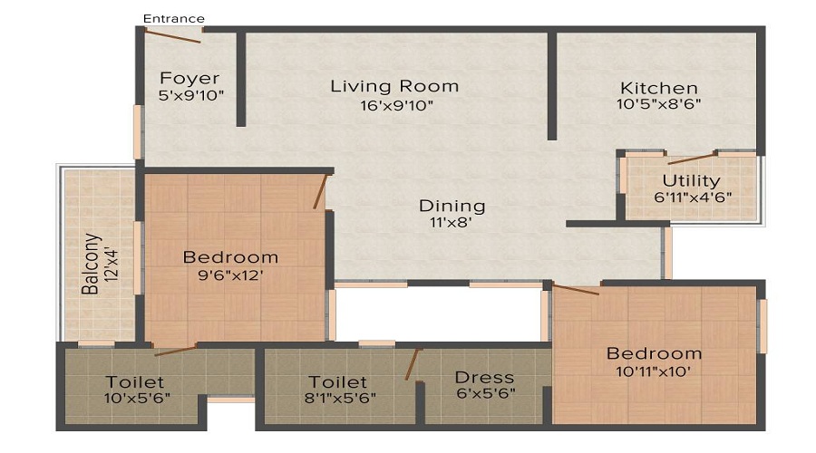 MV Rachana Floor Plan
