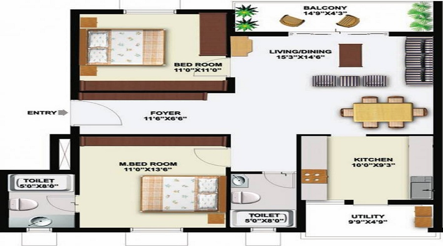 ETA Opal Resedency Floor Plan