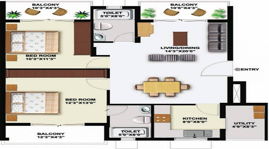 ETA Opal Resedency Floor Plan