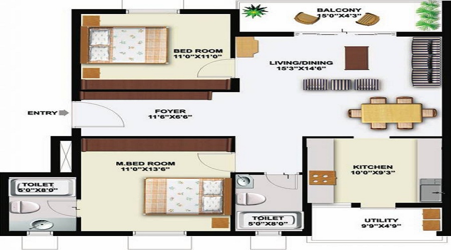 ETA Opal Resedency Floor Plan