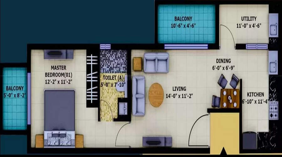 Jagadhabi Urban Nest Floor Plan