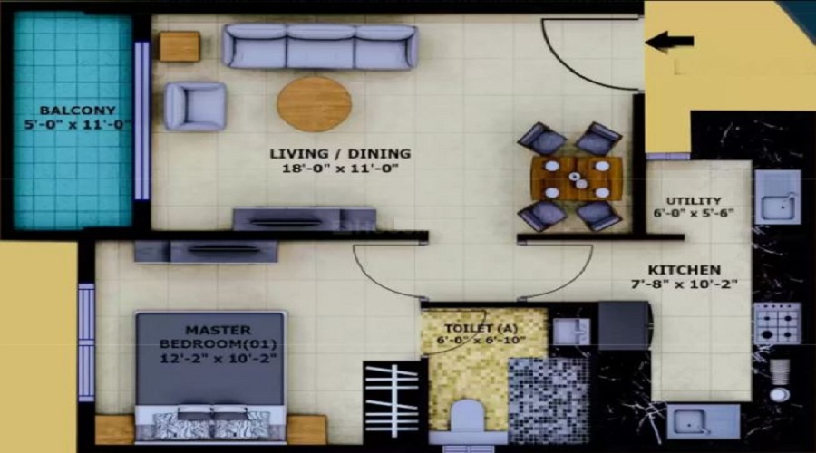 Jagadhabi Urban Nest Floor Plan