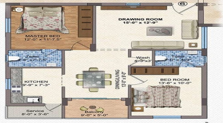 Spacios Swaraj Residency Floor Plan
