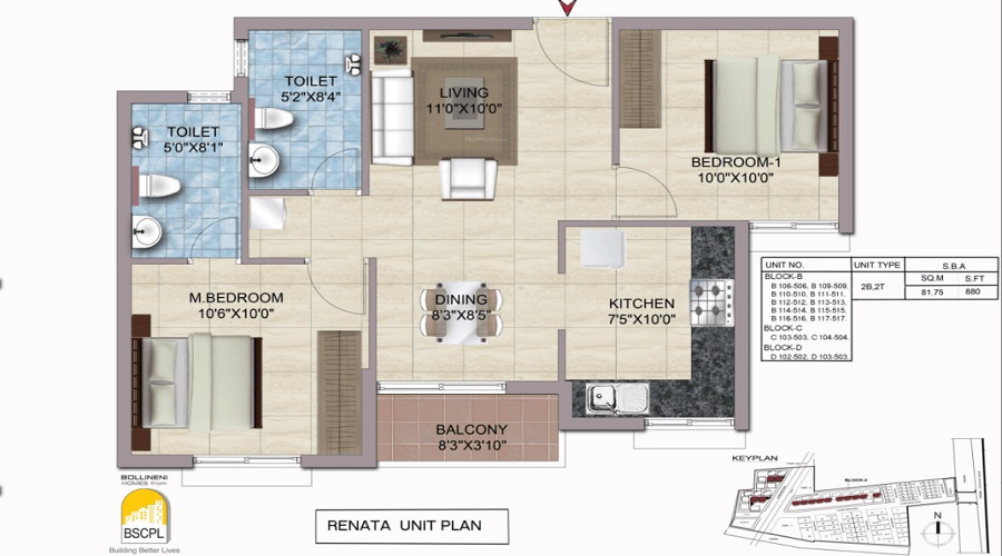 BSCPL Renata Floor Plan