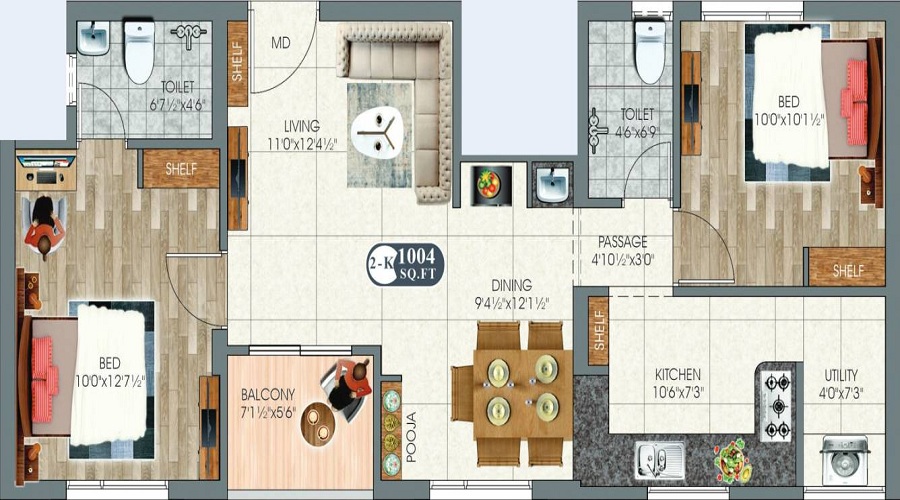 DAC Centum Floor Plan