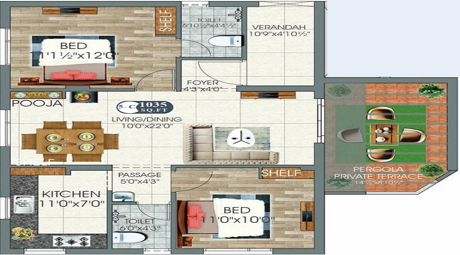 DAC Centum Floor Plan